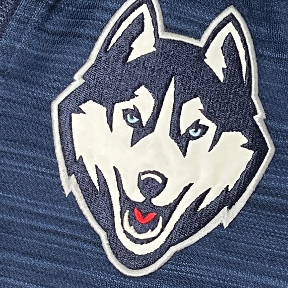UCONN Conneticut Huskies Nike Dri-FIT Navy Full-Zip Jacket NCAA Basketball - Picture 5 of 6